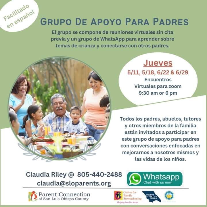 Nuevo Grupo Para Los Padres de Paso Robles